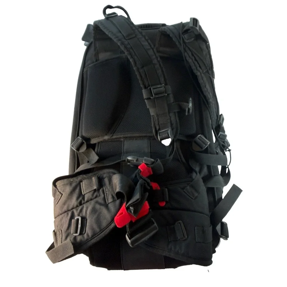 TENBA Slingshot Camera Backpack Aqua Lung Photo Gear Bag Black Blue Padded
